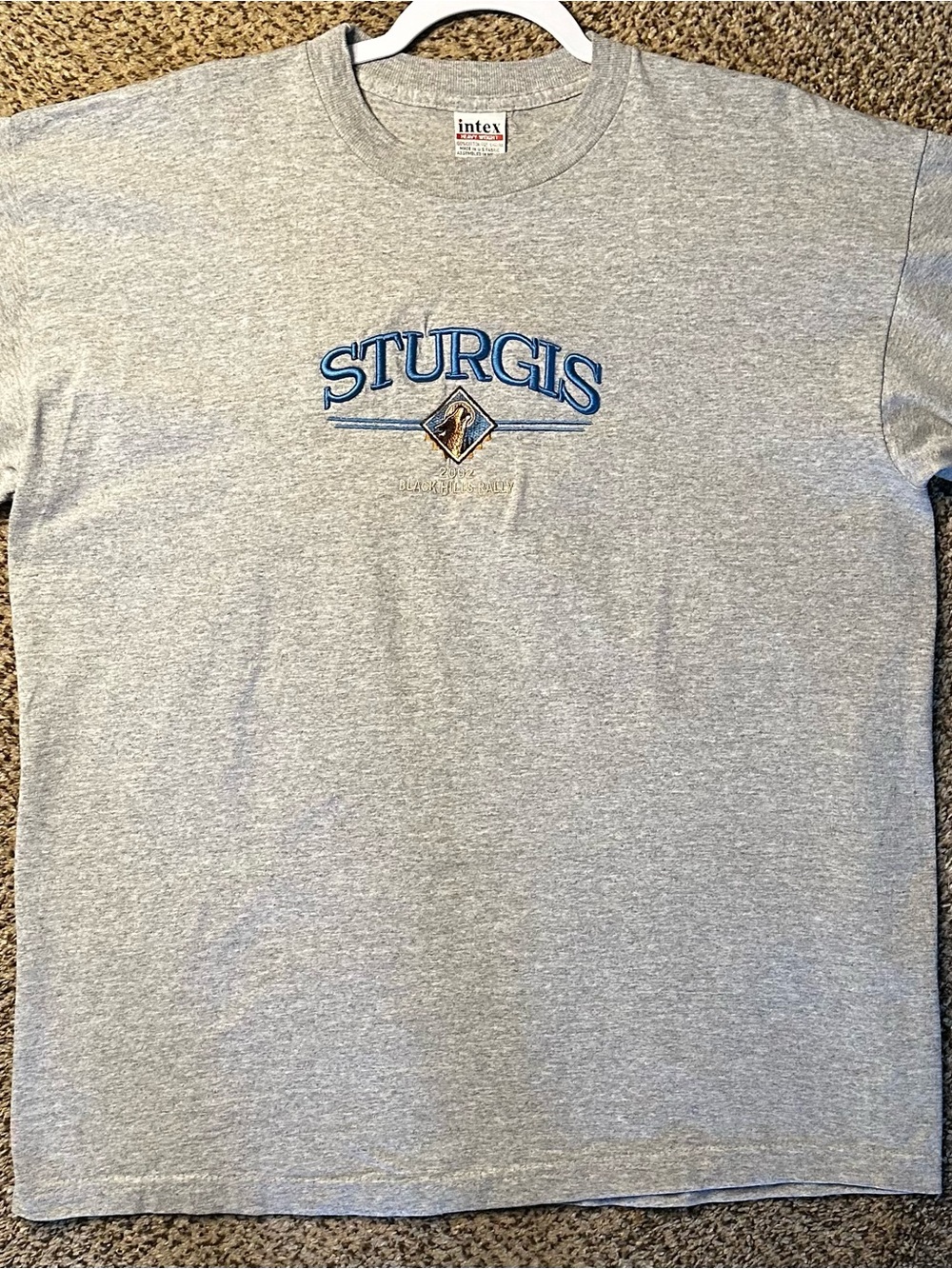 Vintage 2002 embroidered Sturgis Grey Graphic T-Shirt